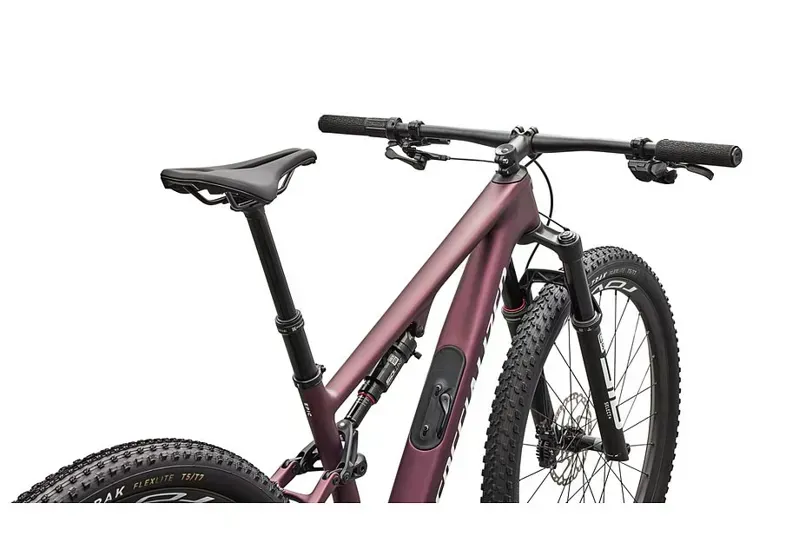Specialized Epic 8 Expert Di2 XC Mountain Bike in Satin Bordeaux Metallic/White-3