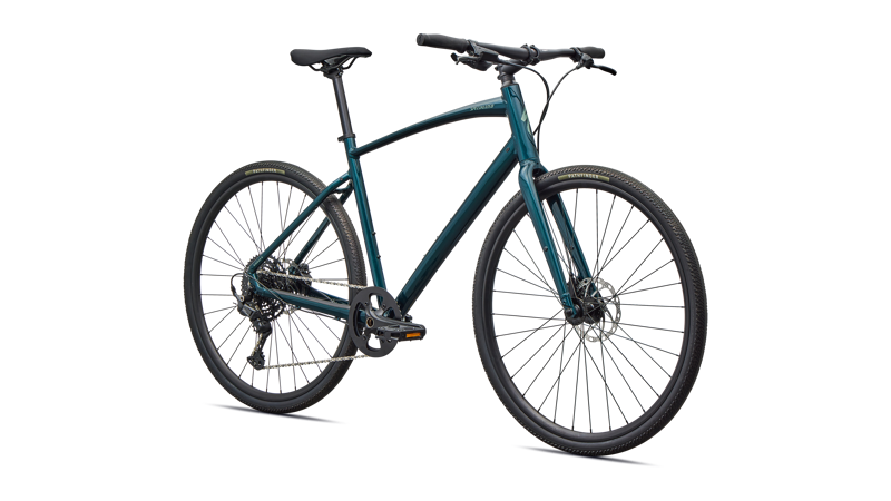 Specialized Sirrus X 3.0 Hybrid Bike in Gloss Emerald Metallic-1