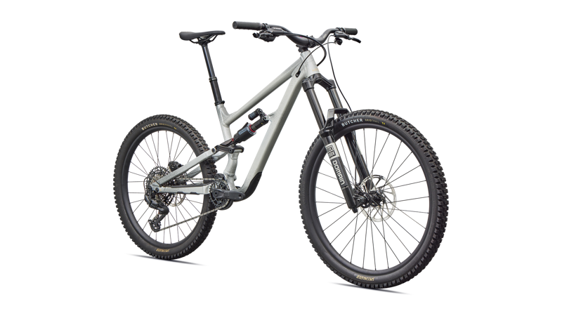 Specialized Status 2 170 Mountain Bike in Gloss Shadow Silver/Dolomite Metallic/Calinia Sunshine-2