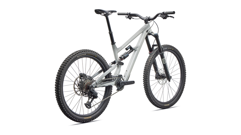 Specialized Status 2 170 Mountain Bike in Gloss Shadow Silver/Dolomite Metallic/Calinia Sunshine-3