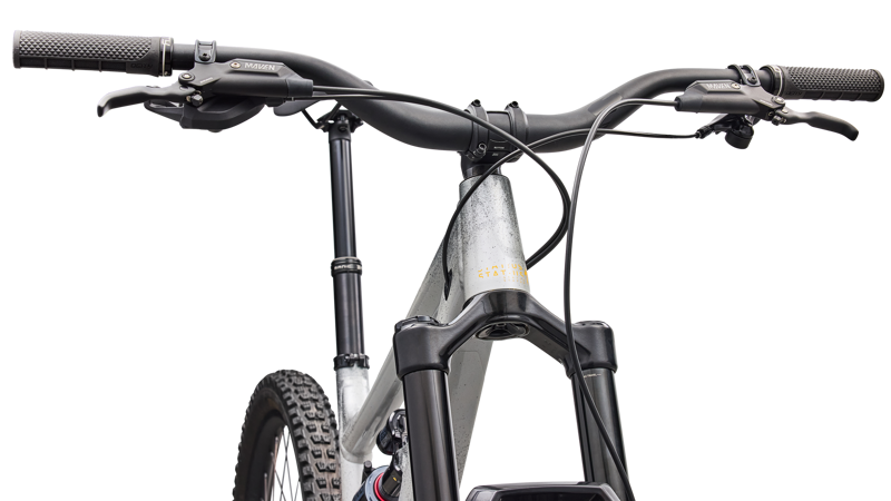 Specialized Status 2 170 Mountain Bike in Gloss Shadow Silver/Dolomite Metallic/Calinia Sunshine-4