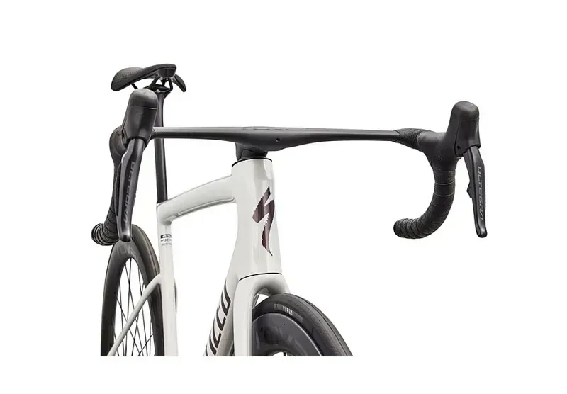 Specialized Tarmac SL8 Pro Shimano Ultegra Di2 Road Bike in Gloss Dolomite Metallic/White-3