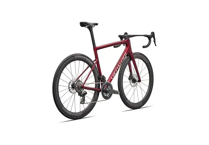 Specialized Tarmac SL8 Pro SRAM Force AXS Road Bike in Gloss Red Sky/Chrome-2