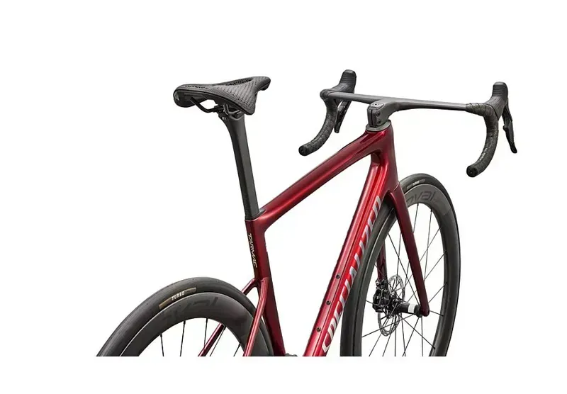 Specialized Tarmac SL8 Pro SRAM Force AXS Road Bike in Gloss Red Sky/Chrome-3