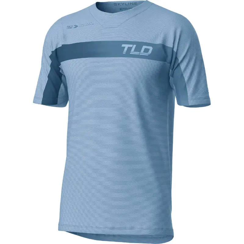 Troy Lee Designs Skyline Short Sleeve Jersey in Jet Fuel - Carbon