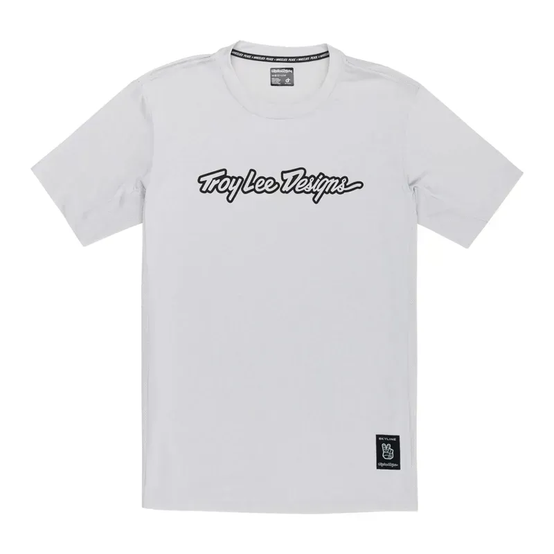 Troy Lee Designs Skyline Short Sleeve Ride Tee In Signature - Mist