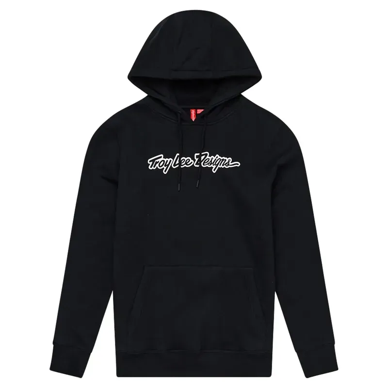 Troy Lee Designs Signature Pullover Hoodie in Black