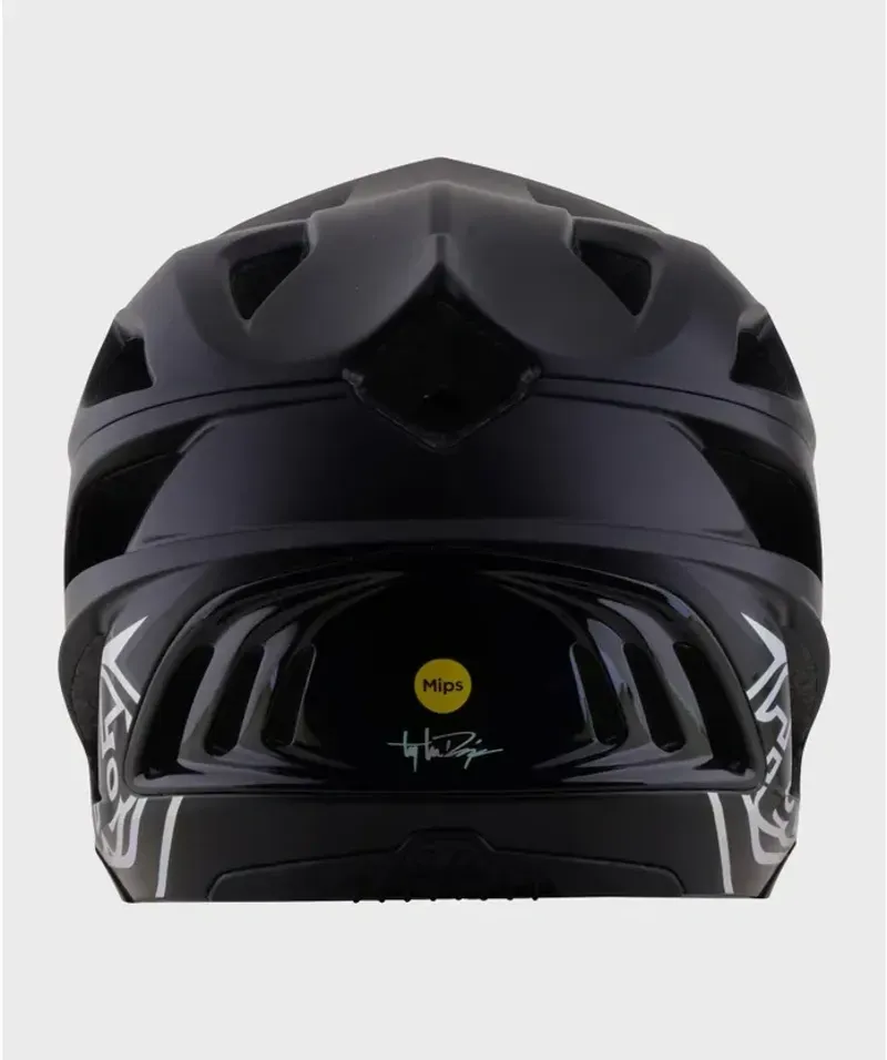 Troy Lee Designs Stage 2 Helmet in Stealth Black-2