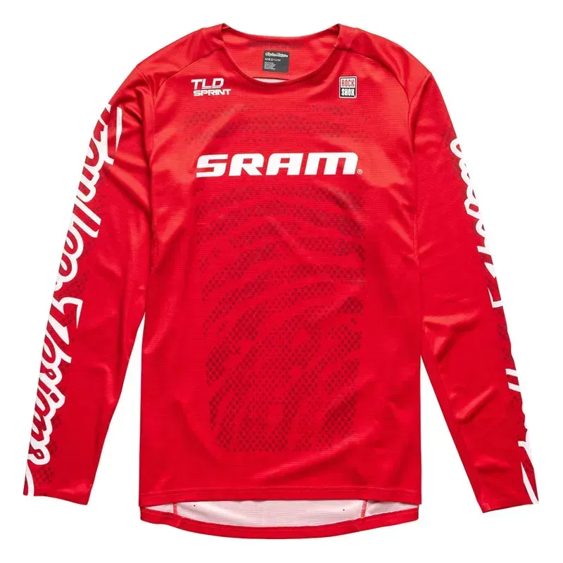 Troy Lee Designs Sprint Jersey in SRAM Shifted Fiery Red