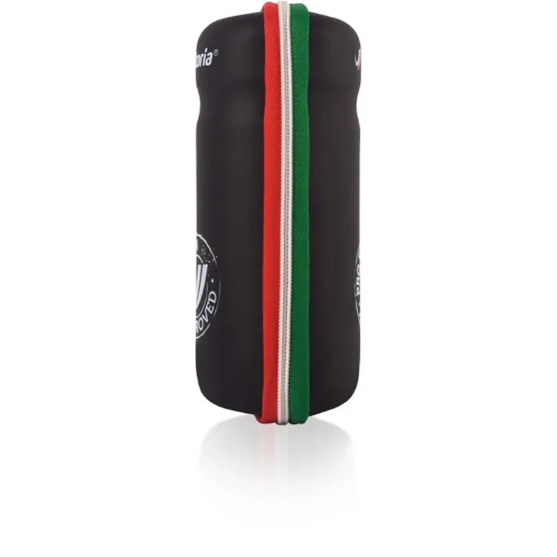 Vittoria Bottle Cage Zip Case in Italian Flag Black-2
