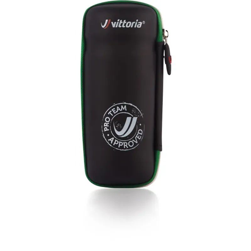 Vittoria Bottle Cage Zip Case in Italian Flag Black-1