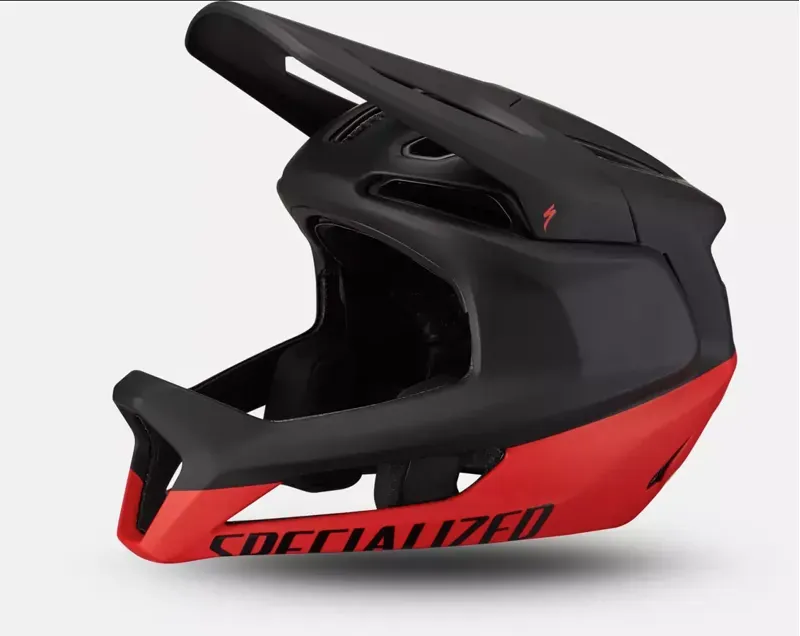Specialized Gambit Full Face Downhill Helmet in Red/Carbon